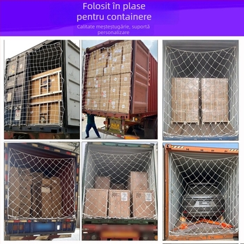 Rețea de mărfuri pentru camioane și containere – protecție împotriva căderilor, rețea de izolare pentru livrări expres; Cod produs: Cargo Net; Utilizare: rețea de etanșare pentru camioane/containere