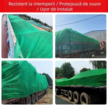 Plasă poliesterică pentru etanșarea navelor și a vehiculelor, plasă densă de protecție pentru depozitele de cărbune și nisip, anti-îmbătrânire.