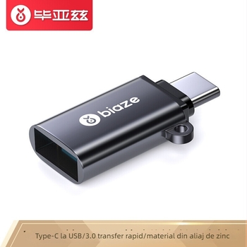 Adaptor Type-C OTG USB 3.0 pentru telefoane Android, cu port USB-A, suportă USB flash drive, hard disk extern și cititoare de card, model A24 P73