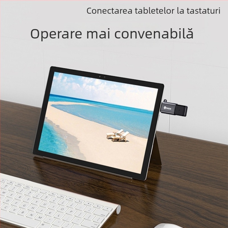 Adaptor Type-C OTG USB 3.0 pentru telefoane Android, cu port USB-A, suportă USB flash drive, hard disk extern și cititoare de card, model A24 P73