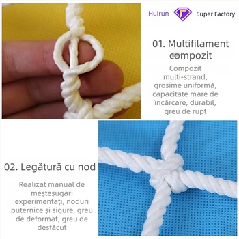 Huirun Rope Net plasă pentru container - protecție din nylon pentru camion și container, modelul A21