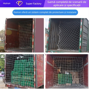Huirun Rope Net plasă pentru container - protecție din nylon pentru camion și container, modelul A21