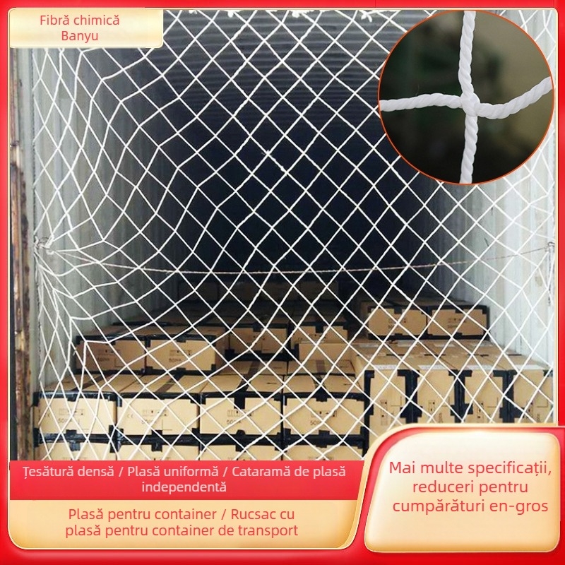 Rețea din nylon pentru containere, protecție încărcătură, rețea anti-cădere pentru containere cu dulapuri înalte și plate, State Domain