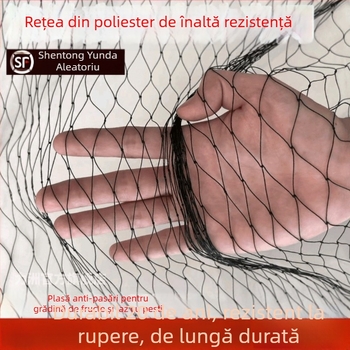 Plasă anti-păsări pentru seră și terenuri agricole – nailon, model 3, rezistență 5000