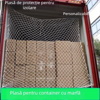 Plasă de protecție din nylon pentru containere, cu întărire în formă de Y