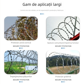 Plasa din sârmă zincată cu răsucire dublă, anti-cățărare și anti-furt, marca Senzhi, rezistență la tracțiune 1000