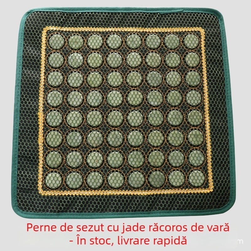 Perna de scaun cu umplutură din jad, pentru mașină și birou, material textil, stil modern minimalist