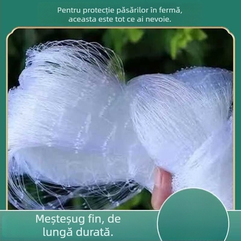 Plasă de protecție groasă pentru iazuri împotriva păsărilor, plasă din nailon durabilă pentru acvacultură