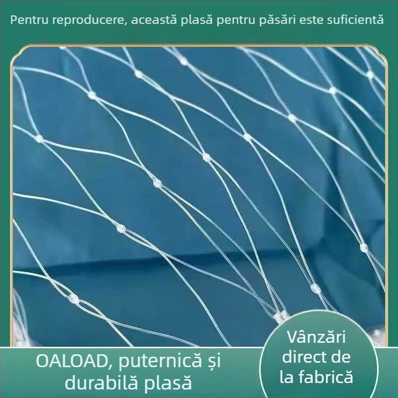 Plasă de protecție groasă pentru iazuri împotriva păsărilor, plasă din nailon durabilă pentru acvacultură