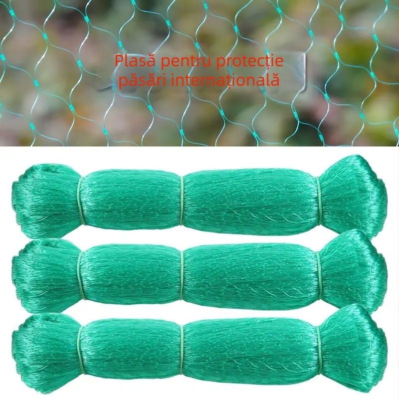 Plasă anti-păsări pentru grădină și livadă, polietilenă, protecție împotriva păsărilor, model Saga, marcă Xianchuang