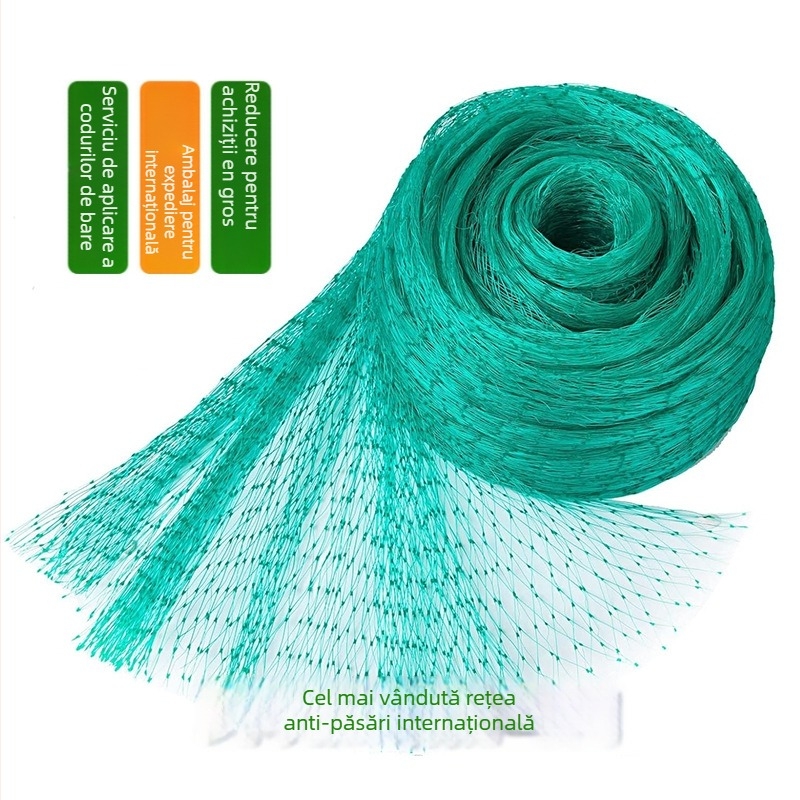 Plasă anti-păsări pentru grădină și livadă, polietilenă, protecție împotriva păsărilor, model Saga, marcă Xianchuang