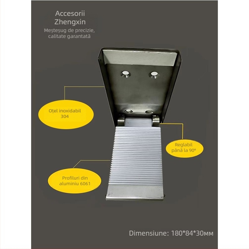 Suport pentru picioare de tren, pliabil, model 020, stil simplu, pentru persoane în vârstă