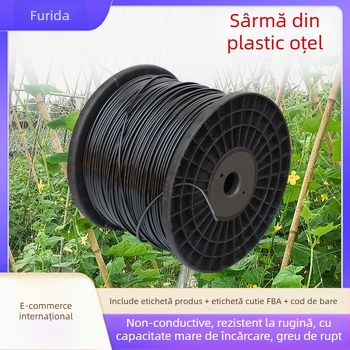 Sârmă PET din oțel cu înveliș plastic pentru sere, Furui Da – pentru cultivare în sere, plasă de protecție și creșterea animalelor; furnizor exclusiv pentru export transfrontalier