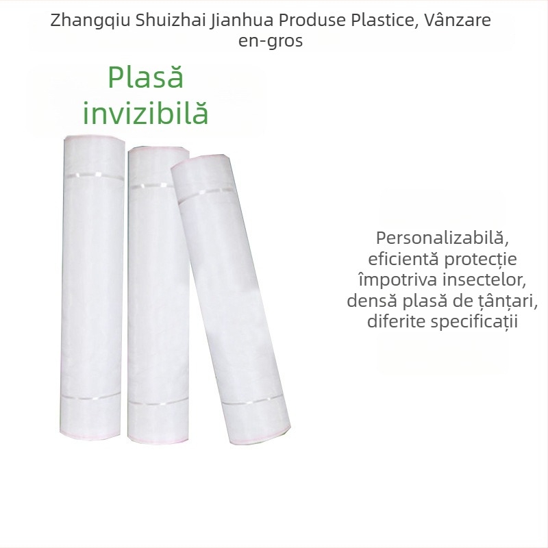 Plasă anti-insecte pentru seră, polietilenă, ochiuri 60, diametrul firului 0,1–1 mm, durată de viață 10–15 ani, pentru fructe și legume