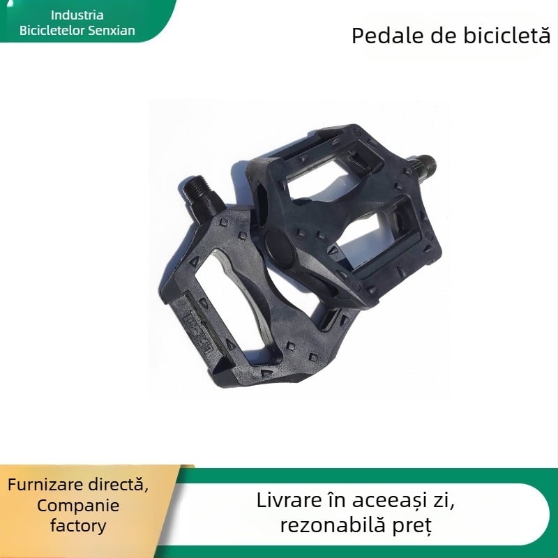 Pedale pentru bicicletă de munte - din plastic, cu rulmenți, pentru biciclete de munte
