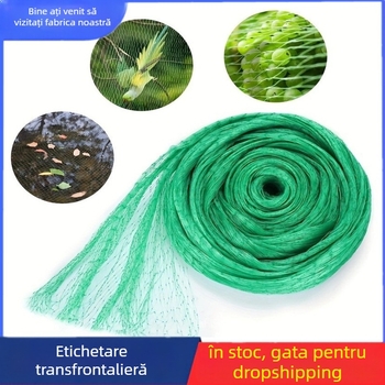 Plasă anti-păsări pentru creșterea găinilor și gardul grădinii, plasă din plastic pentru pomi fructiferi și legume