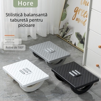 Suport pentru picioare de birou, plastic, stil lux ușor, pliabil, potrivit pentru adulți
