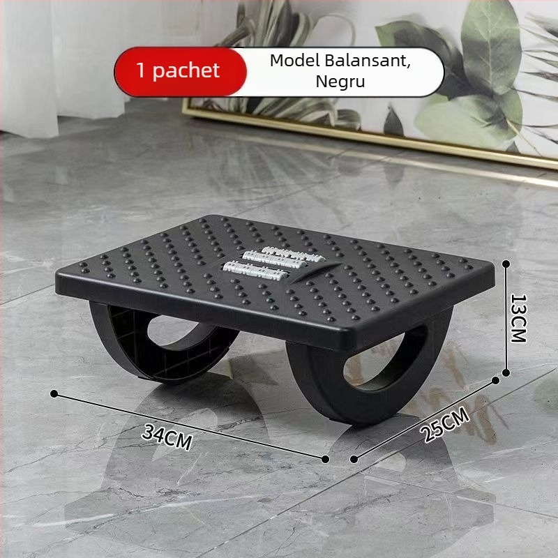 Suport pentru picioare de birou, plastic, stil lux ușor, pliabil, potrivit pentru adulți