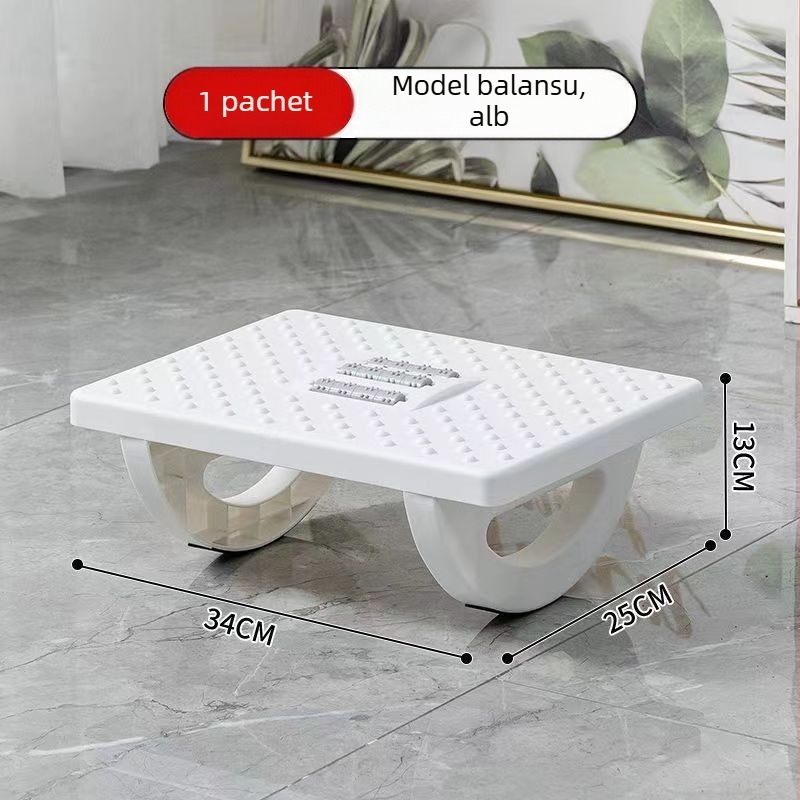 Suport pentru picioare de birou, plastic, stil lux ușor, pliabil, potrivit pentru adulți