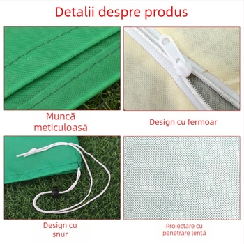 Acoperire pentru plante, protecție împotriva frigului, din plastic, protecție împotriva păsărilor, insectelor și animalelor, Brand Good Character
