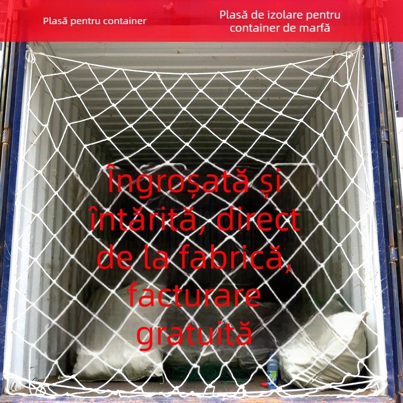 Plasă de protecție pentru containere: plasă de izolare a mărfurilor și barieră de siguranță împotriva căderilor