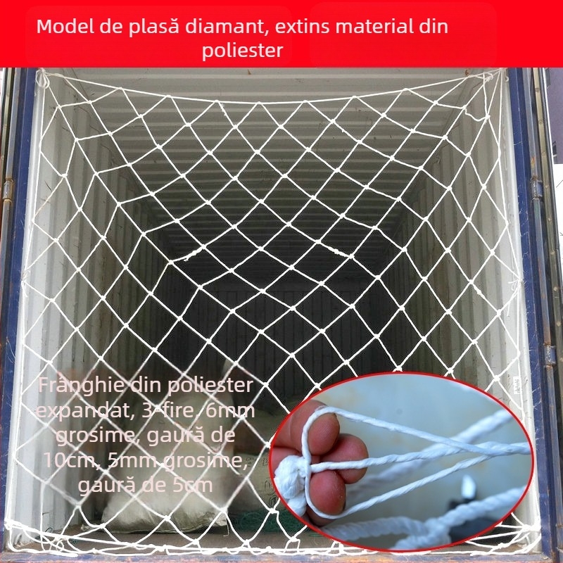 Plasă de protecție pentru containere: plasă de izolare a mărfurilor și barieră de siguranță împotriva căderilor