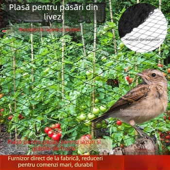 Haozhou Plasă anti păsări pentru livezi, aeroporturi și iazuri — protecție, poliester multifilament, rezistent la vânt și grindină