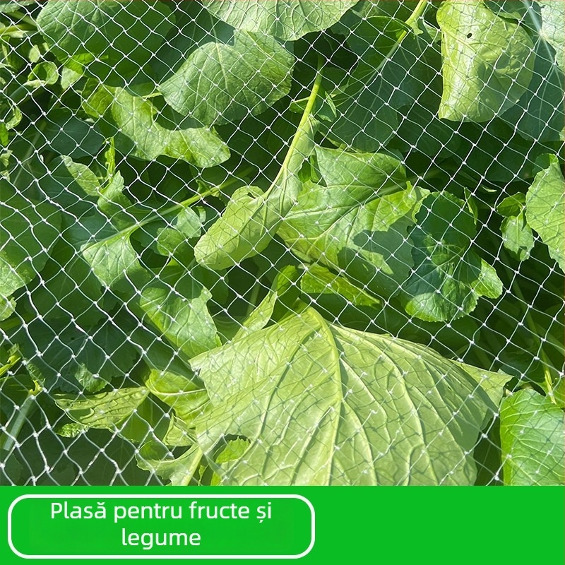 Plasă din nailon întărită pentru protecția împotriva păsărilor în livezi