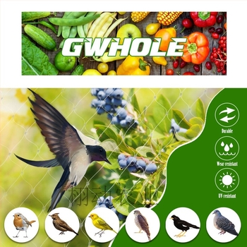 Plasă din nylon pentru livadă, cultură de orez și iaz de pește – plasă de protecție pentru păsări, brand Xudong