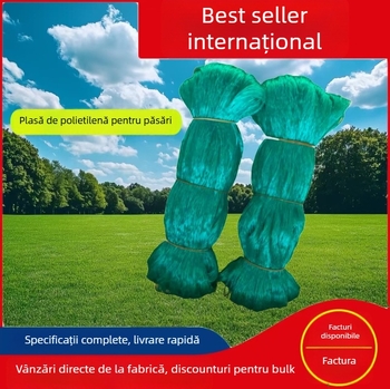 Plasă anti-păsări din PE pentru protecția plantelor, pentru grădină de legume și livadă, rezistență 500 kg, origine China