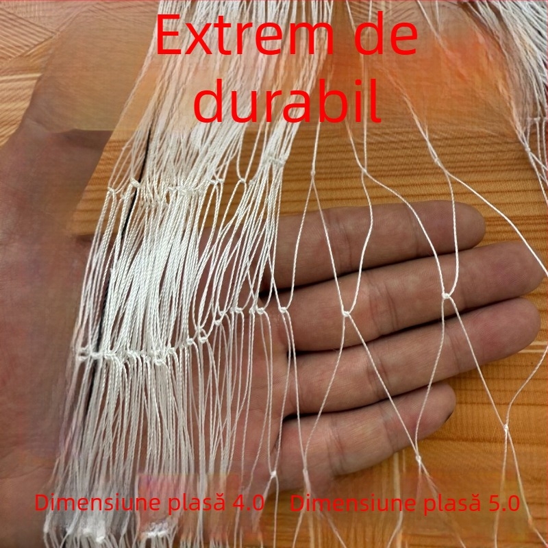 Plasă anti-păsări pentru pomi fructiferi, livezi și sere — linie din nailon; pentru agricultură și creșterea animalelor