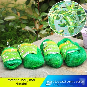 Plasă anti-păsări pentru ferme, livezi și iazuri, din plastic, protecție pentru pomi fructiferi, viță de vie și cireși