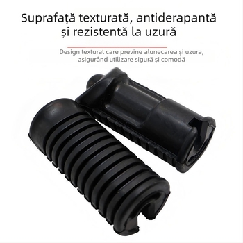 Pedala de cauciuc pentru motocicletă, pedală din față, compatibil Dayang 100, TBT110, JH70, Cod produs 2025-12