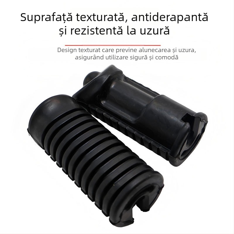 Pedala de cauciuc pentru motocicletă, pedală din față, compatibil Dayang 100, TBT110, JH70, Cod produs 2025-12