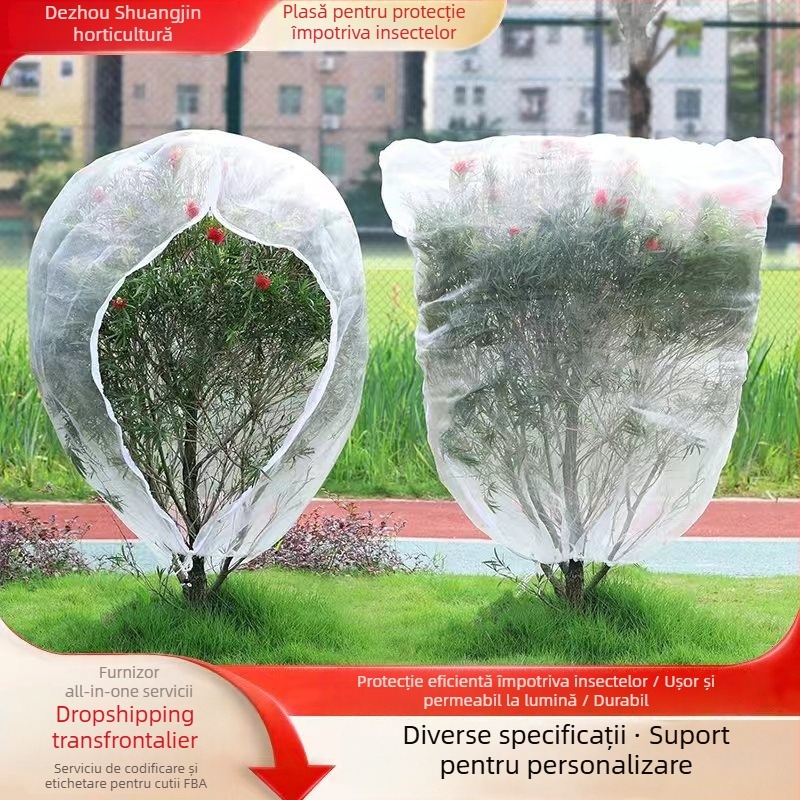 Acoperire cu plasă anti- insecte pentru plante, HDPE, plasă de 60 ochi, model 119, Runsheng Garden