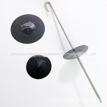 Clip de izolație în formă de J, din oțel inoxidabil și aluminiu, pentru plasă anti-păsări pe panouri solare, conductivitate termică 0.035, temperatură de utilizare 500