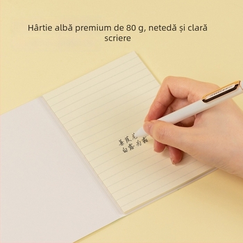 Deli etichetă de extindere pentru caiet, cu grilă orizontală, autoadezivă, 400 de foi pe pachet