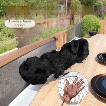 Plasă anti-păsări pentru sere, livezi și ferme, plasă din poliester 2.4 pentru protecția împotriva păsărilor în jurul iazurilor de pește