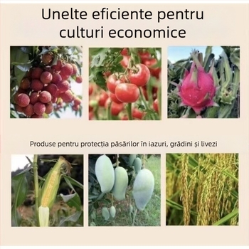 Plasă de păsări din nailon pentru protecție în exterior – potrivită pentru livezi, ferme, aeroporturi și iazuri cu pești