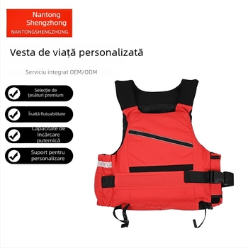 Vestă de salvare pentru adulți, în stil vestă, cu plutabilitate ridicată, ușoară, pentru utilizare profesională în mediul maritim, pentru pescuit și prevenire inundații