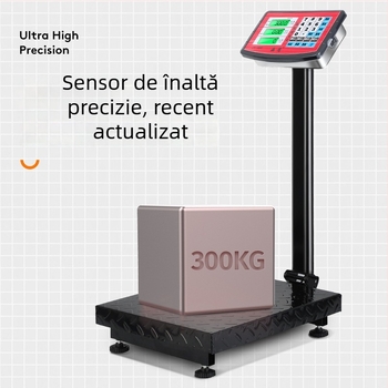 Crystal Eagle cântar platformă electronic pentru stabilirea prețurilor, capacitate 300 kg, cântărire electronică, alimentare prin priză