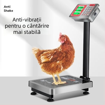 Crystal Eagle cântar platformă electronic pentru stabilirea prețurilor, capacitate 300 kg, cântărire electronică, alimentare prin priză