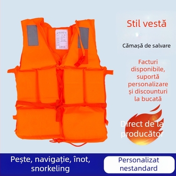 Go ahead DY-86-5 Vestă Oxford de salvare cu buzunar și cataramă, personalizabilă