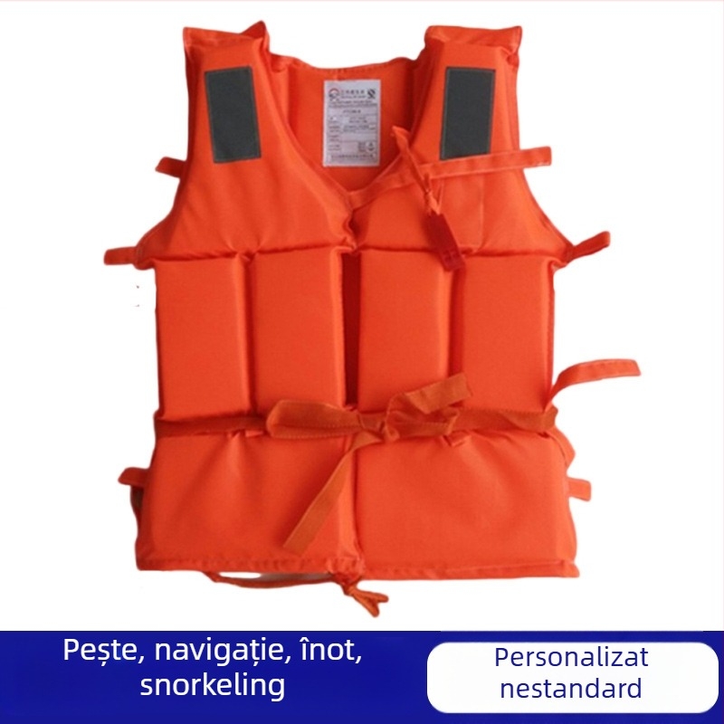 Go ahead DY-86-5 Vestă Oxford de salvare cu buzunar și cataramă, personalizabilă