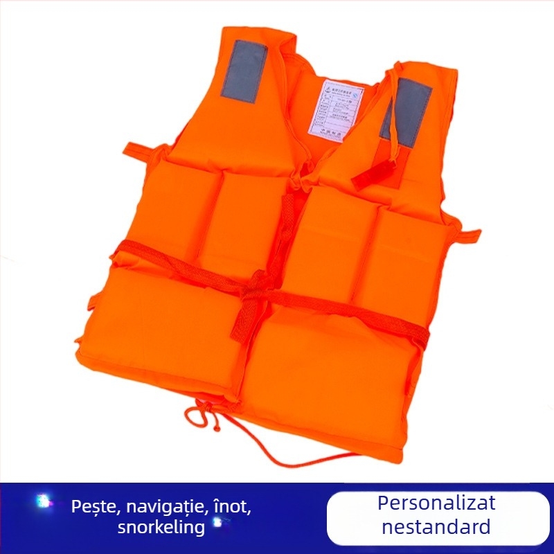 Go ahead DY-86-5 Vestă Oxford de salvare cu buzunar și cataramă, personalizabilă