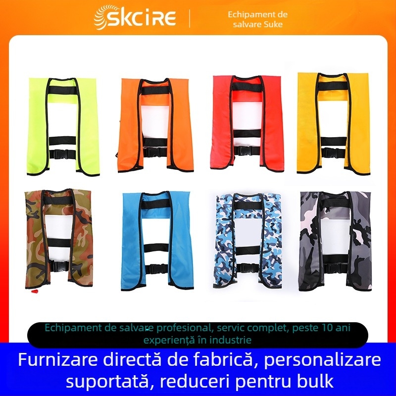 Vestă de salvare gonflabilă, brand Su ke, model 20, personalizare disponibilă