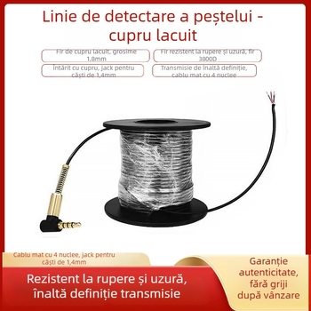 Linie subacvatice de pescuit cu funcție vizuală – patru nuclee, alimentare LiPo, interval de adâncime 0,6–183 m