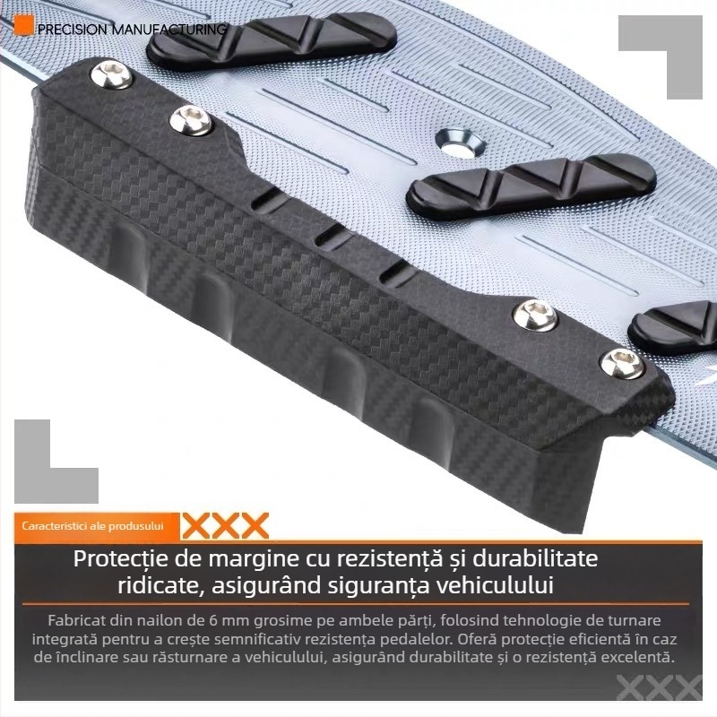 Pedal CNC din aliaj de aluminiu pentru Yamaha XMAX300 — finisaj electroplacat