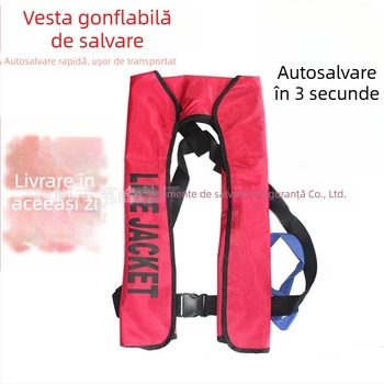 Vestă de salvare portabilă, autoumflabilă, cu plutabilitate ridicată, pentru barcă