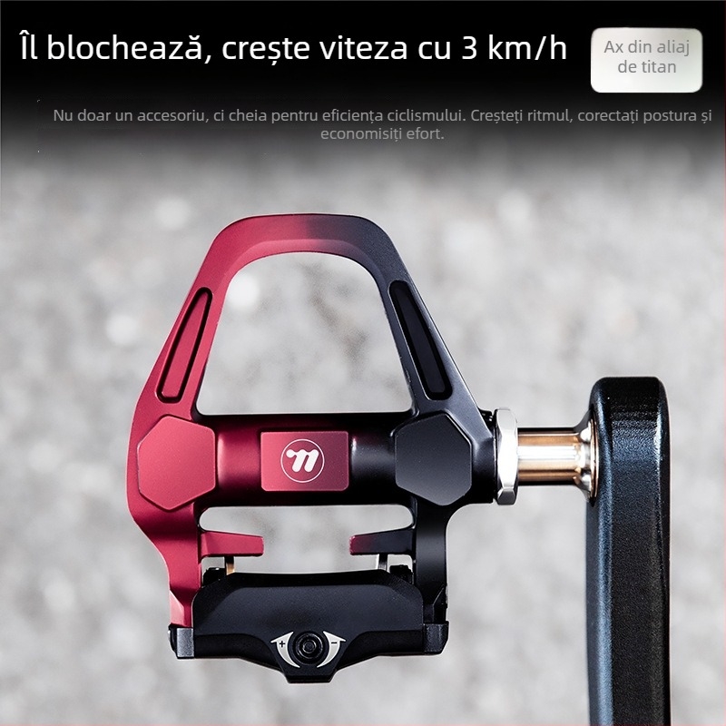 Pedale West Rider cu SPD pentru biciclete de șosea, aliaj de aluminiu, model Yp0802144